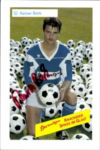 Autogrammkarte Fußballer Rainer Berk, SV Meppen, Autogramm