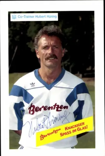 Autogrammkarte Co Trainer Hubert Hüring, SV Meppen, Autogramm