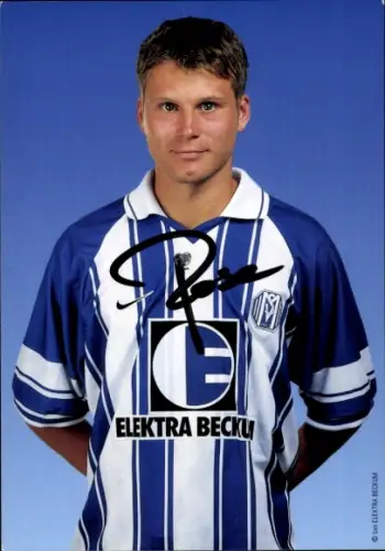 Autogrammkarte Fußballer Matthias Rose, SV Meppen, Autogramm