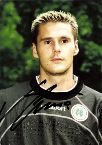 Autogrammkarte Fußballer Emir Hadzidulbic, Rot Weiß Oberhausen, Autogramm