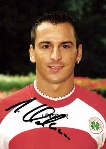 Autogrammkarte Fußballer Mario Wildmann, Rot Weiß Oberhausen, Autogramm