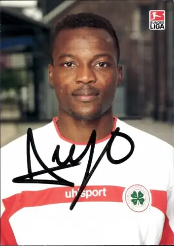 Autogrammkarte Fußballer Alassane Ouedraogo, Rot Weiß Oberhausen, Autogramm