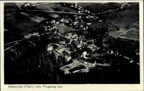 Ak Nöbdenitz Schmölln im Altenburger Land, Luftaufnahme