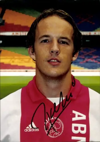 Autogrammkarte Fußballer Petri Pasanen, Ajax Amsterdam, Autogramm