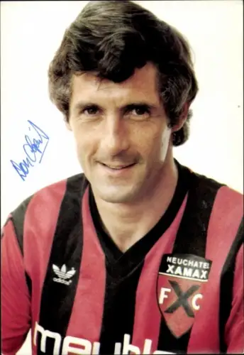 Autogrammkarte Fußballer Don Givens Daniel, Neuchâtel Xamax, Autogramm