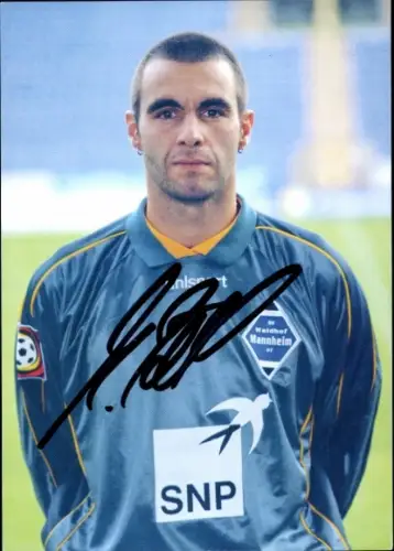 Autogrammkarte Fußballer Michael Zoll, SV Waldhof Mannheim 07, Autogramm