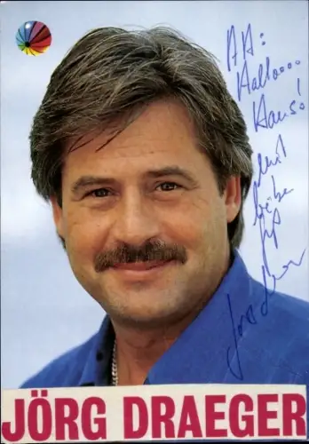 Ak Schauspieler Jörg Draeger, Portrait, Autogramm