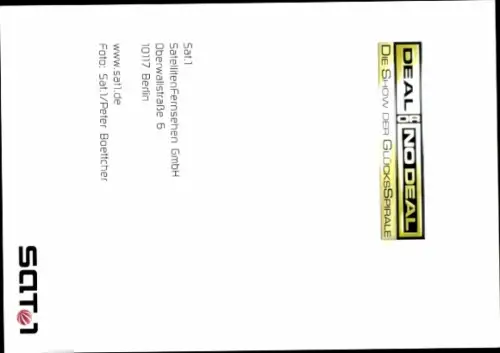 Autogrammkarte Moderator Guido Cantz, Portrait, Autogramm