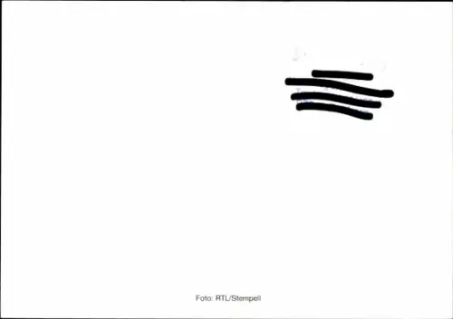 Ak Markus Lanz, Portrait, Autogramm, RTL