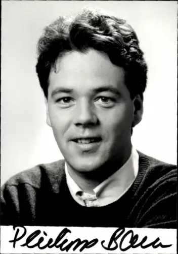 Ak Schauspieler Philipp Bach, Portrait, Autogramm