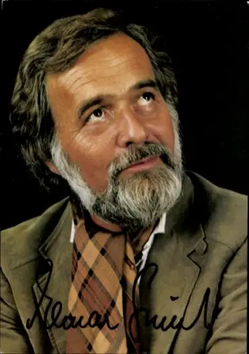 Ak Schauspieler Elmar Gunsch, Portrait, Autogramm