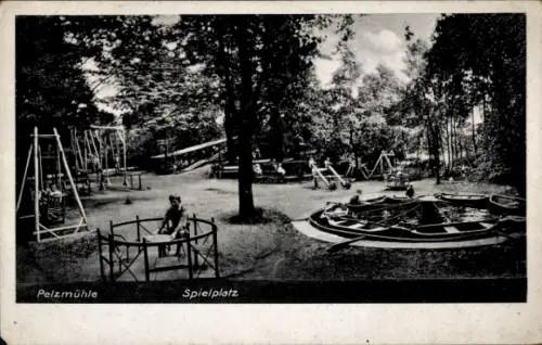 Ak Rabenstein Chemnitz in Sachsen, Pelzmühle, Spielplatz