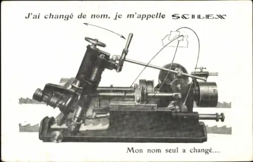 Ak Werbung, Maschine Scilex, Fabrik