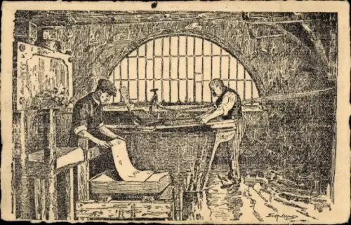 Künstler CPA Anciennes Manufactures Canson & Montgolfier