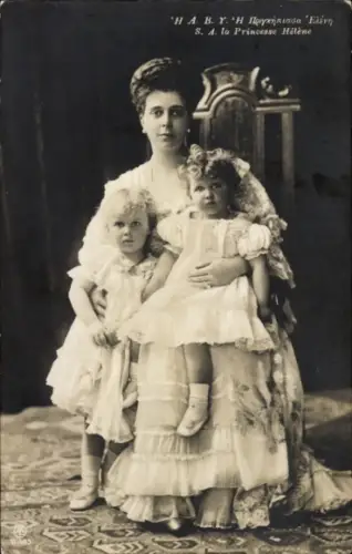 Ak Jelena Wladimirowna Romanowa, Großfürstin von Russland, Prinzessin von Griechenland und Dänemark