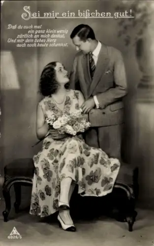 Ak Sei mir ein bißchen gut, Liebespaar