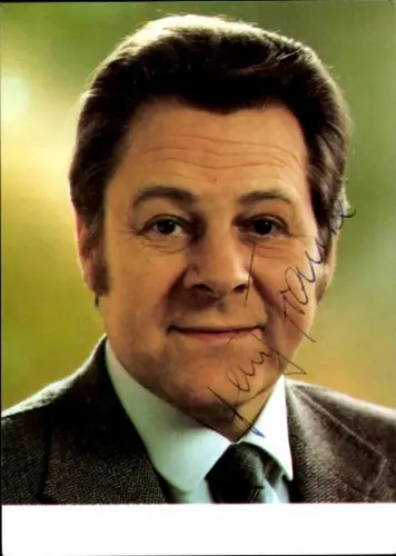 Foto Politiker Heinz Franke, CDU, Autogramm