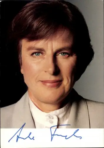 Foto Politikerin Anke Fuchs, SPD, Autogramm