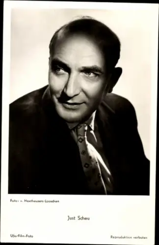 Ak Schauspieler Just Scheu, Portrait, UFA Film