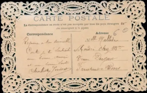 Ak Blaue Blumen, Kitsch