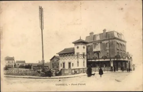 CPA Corbeil-Essonne, Pont Féret