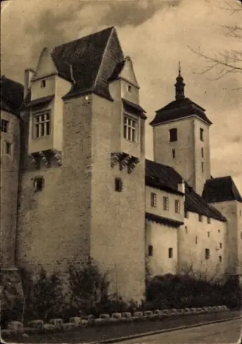 Ak Strakonice Strakonitz Südböhmen, Viertel mit Türmen, Jelenka-Turm, Dekanatskirche St. Prokop