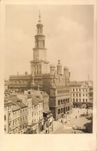 Ak Poznań Posen, Rathaus