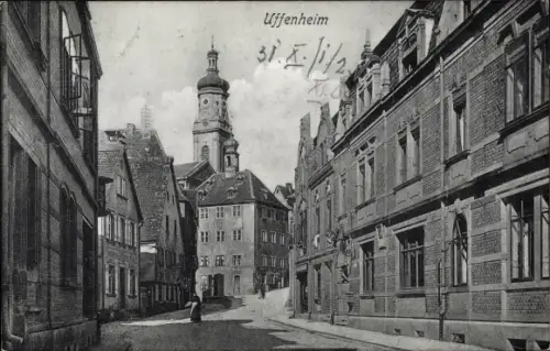 Ak Uffenheim in Mittelfranken, Marktstraße