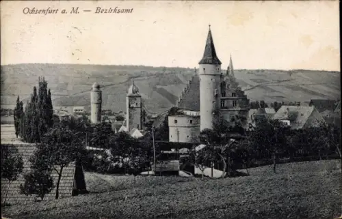 Ak Ochsenfurt am Main Unterfranken, Bezirksamt
