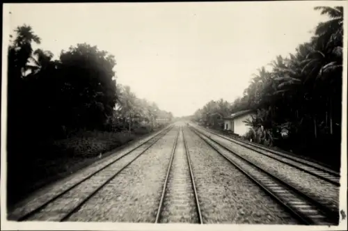 Foto Medan Sumatra Indonesien, Bahnstrecke