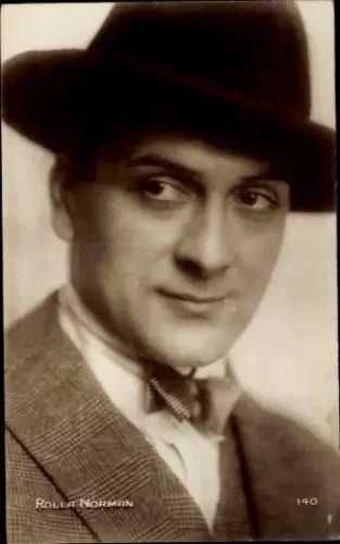Ak Schauspieler Rolla Norman, Portrait