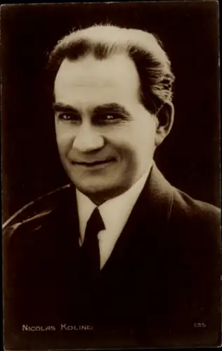 Ak Schauspieler Nikolas Koline, Portrait