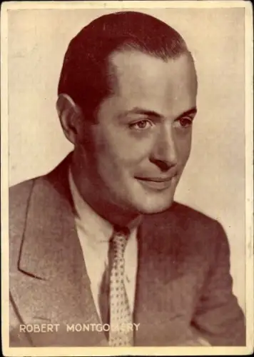 Ak Schauspieler Robert Montgomery, Portrait