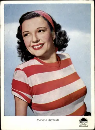 Ak Schauspielerin Marjorie Reynolds, Portrait