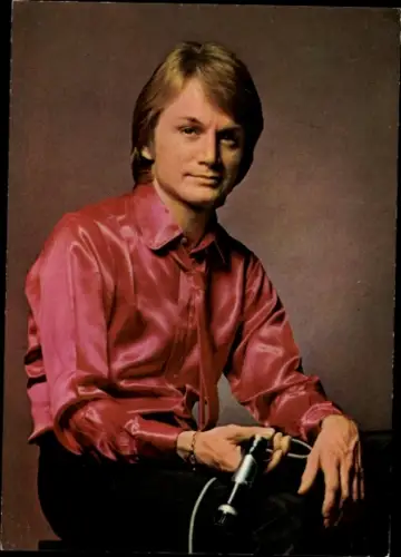 Ak Sänger Claude Francois, Portrait