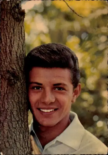Ak Schauspieler Frankie Avalon, Portrait