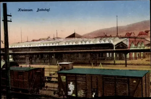 Ak Kreiensen Einbeck, Bahnhof