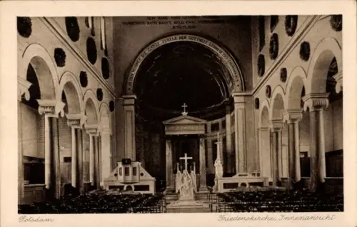 Ak Potsdam in Brandenburg, Friedenskirche, Innenansicht