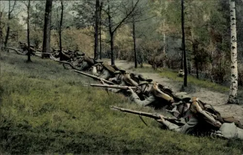 Ak Schützen-Füsilier-Regiment Prinz Georg No. 108, Felduniform