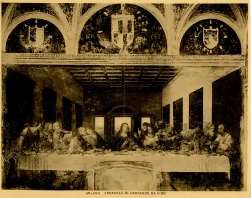 Klapp Künstler Ak Vinci, Leonardo da, Letztes Abendmahl