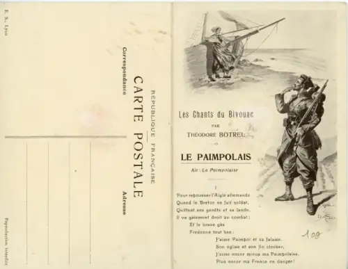 Klapp Ak Les Chants du Bivouac par Theodore Botrel, Le Paimpolais, I. WK