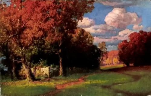Künstler Ak Rüdisühli, H., Herbstgold