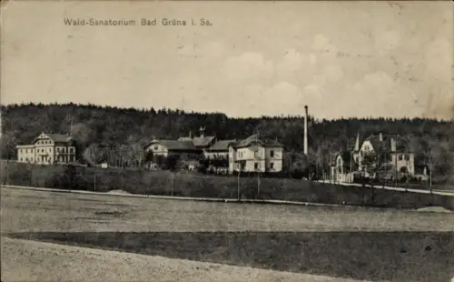Ak Grüna Chemnitz Sachsen, Waldsanatorium