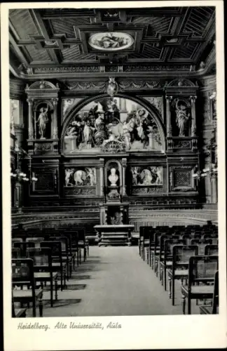 Ak Heidelberg am Neckar, Alte Universität, Aula