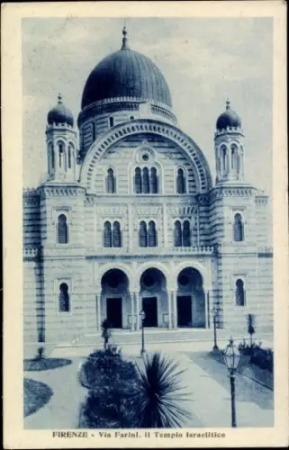 Judaika Ak Firenze Florenz Toscana, Synagoge