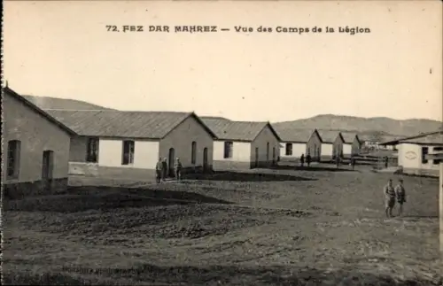 CPA Fès Fez Marokko, Vue des Camps de la Legion