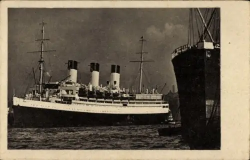 Ak Hamburger Hafen, Schnelldampfer Cap Arcona der HSDG