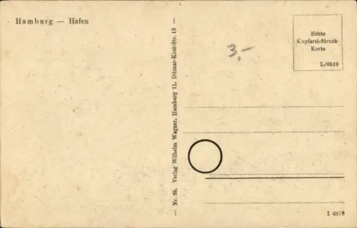 Ak Hamburger Hafen, Schnelldampfer Cap Arcona der HSDG