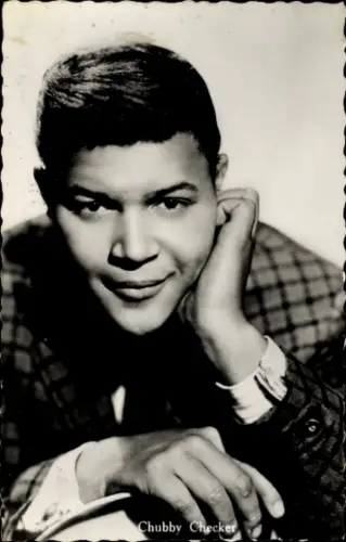 Ak Sänger Chubby Checker, Portrait