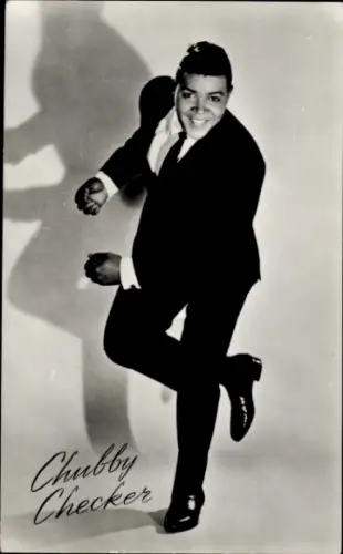 Ak Sänger Chubby Checker, Portrait